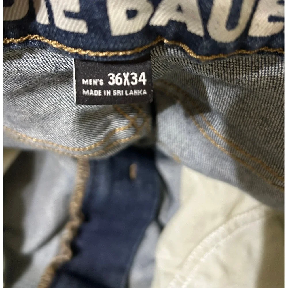 Eddie Bauer Straight Fit Jeans Mens 36x34 Blue Denim Classic Rugged Normcore